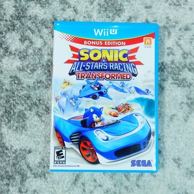 Sonic All Stars Racing Transformed Bonus Edition Nintendo Wii U CIB - Image 1 of 4