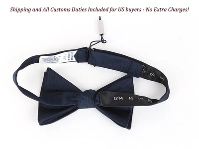 Corbata clásica formal preatada SUITSUPPLY para hombre 93x7,4 cm azul seda Foto 1 de 4