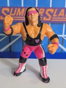 WWF Hasbro Bret Hart - WWE Mattel LJN Vintage Titan Sports - Purple - Picture 1 of 7