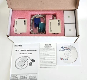 Minicom OVS23003/R CAT5 VGA/Data Transmitter OVS23003 Neu - Afbeelding 1 van 3