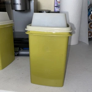 Vintage grüne Tupperware 3 Stück Gurkenbehälter & Abtropffläche #1330-7 - Bild 1 von 4