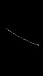 Brazalete Amatista Oro-Diamante y Piedra 12 Diamantes .12 Quilates T.W. (MP3065468) - Imagen 1 de 6