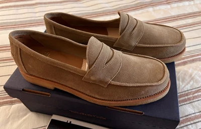 Mocasín de gamuza batido Sanders Edwin Penny exclusivo de Huckberry nuevo para hombre 11 Foto 1 de 4