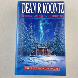 Lightning/Midnight /The Bad Place 3 Novels in One Volume by Dean R Koontz HC - Picture 1 of 14