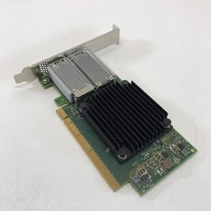 Dell Mellanox CX516A ConnectX-5 2Port 100GB QSFP PCIe Network Card *USED* - Afbeelding 1 van 5
