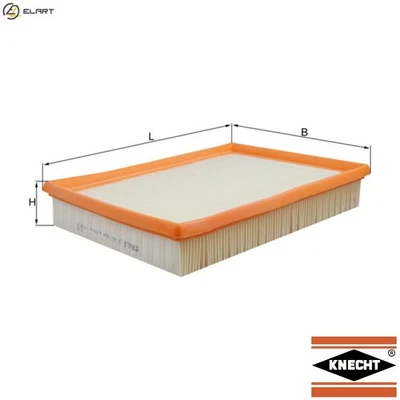 FILTRO DE AIRE LX 443 PARA ROLLS-ROYCE SILVER/SPUR/SPIRIT CORNICHE/II/Convertible 740 Foto 1 de 4