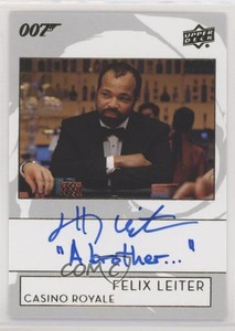 2019 James Bond Collection Inscriptions Jeffrey Wright Felix Leiter as Auto 2kr