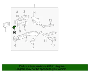 2002-2018 Genuine Toyota Lexus Models Gueest X-Member Side Frnt Rh 57167-06010 ! - Picture 1 of 1