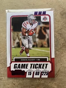 2021 Panini Contenders Draft Picks Game Ticket Purple Ezekiel Elliot Ohio State - Picture 1 of 2