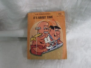 VTG 1977 Big Little Book Flintstones It's About Time Hanna-Barbera Whitman BLB - Picture 1 of 6
