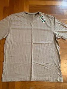TASSO ELLA ISLAND SUN PROTECTION T-SHIRT FOR MEN GOLD/TAN SIZE LARGE NWT - Picture 1 of 3