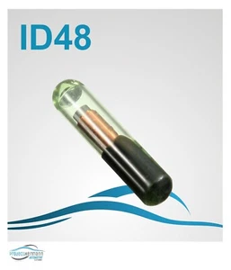 2 Stück Transponder für VW, SEAT, Skoda, Audi, VAG Wegfahrsperre Glass Chip ID48 - Bild 1 von 3
