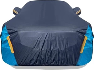 Cubierta Impermeable Para Auto Universal 196-210 Pulgadas Lona Funda De Carro US - Picture 1 of 6