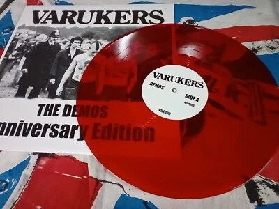 VARUKERS "Demos" Limited Red Vinyl L.P. G.B.H. SEX PISTOLS Discharge SID VICIOUS - Image 1 of 4