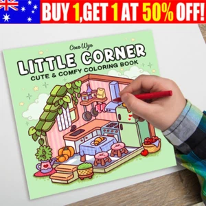 Little-Corner: Coloring Book for Adults and Teens, Super Cute Designs of Cozy - Picture 1 of 9
