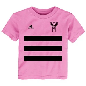 Adidas MLS Kids Boys (4-7) International Miami FC Three Stripe Life Pitch Tee - Picture 1 of 3