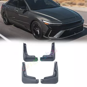 For Hyundai Elantra N LINE 2024 2025 CAR MUD FLAP FLAPS SPLASH GUARDS MUDGUARDS - Picture 1 of 7