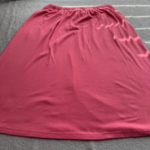 Ultra Softs Skirt Pink Women's Size L Comfortable Soft Fabric Elastic Waistband - Picture 1 of 5