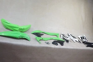 2016 16 Kawasaki KX450F KX 450F Plastics Fenders Shrouds Fork Guards - Picture 1 of 21