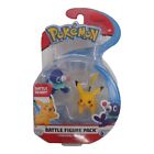 Pokemon Two Inch Battle Action Figure 2 Pack includes Pikachu and Popplio
