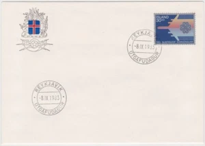 Iceland FDC 1983, International Communication Year - Picture 1 of 1