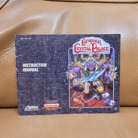 Conquest of the Crystal Palace Instruction Manual Nintendo NES