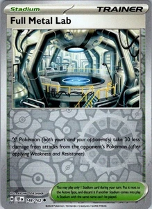 SV05: Temporal Forces #148/162 Full Metal Lab Reverse Holo - Picture 1 of 2