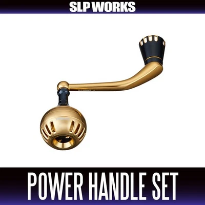 [DAIWA/SLP WORKS] 25SALTIGA 95mm Power Handle Set/Gold (25 SALTIGA) - Imagem 1 de 2
