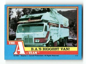 1983 Topps A-Team 32 B.A.'s Biggest Van! BXCP56 - Picture 1 of 2