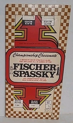 Championship Chessmate Strategy Slide Fischer vs Spassky 1972 Championship Match - Image 1 of 2