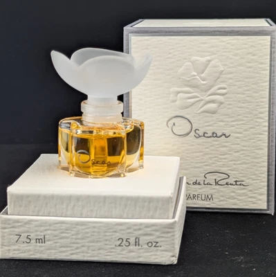 Perfume Oscar/Oscar de la Renta 1999, cristal gota de rocío de 7,5 ml, nuevo en caja sellado de fábrica Foto 1 de 4