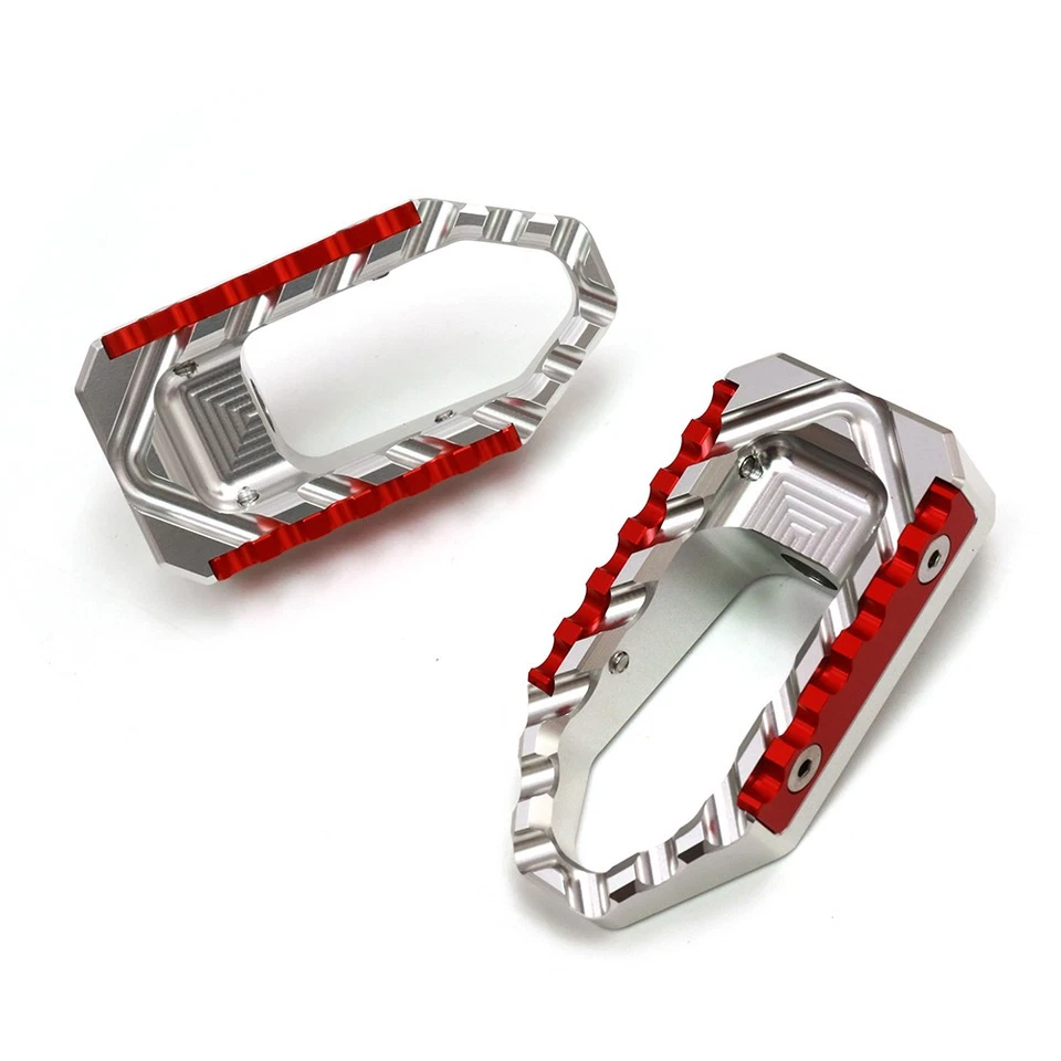 Clavijas anchas traseras de pasajero TRC plateadas para Ducati 1098 S/R/EVO 2007-2009 Foto 1 de 4