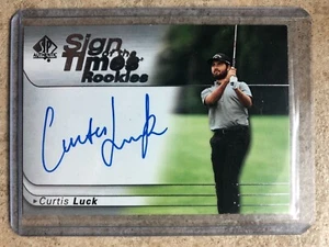 2021 UD SP Authentic Sign Of The Times Rookies Golf #SOTTR-CL CURTIS LUCK - Picture 1 of 1