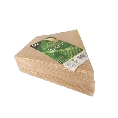 Papstar Pommes-Frites-Spitztüten mit Dip-Ecke "pure" braun/weiss Kapazität 100 g - Bild 1 von 3