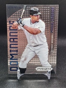 2012 Panini Prizm Baseball Miguel Cabrera Dominance Insert No.D10. Detroit Tiger