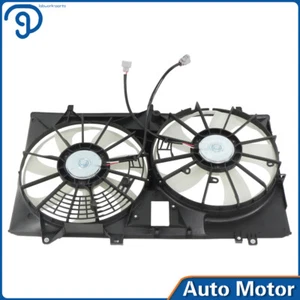 2011-15 16 For Toyota Sienna Lexus RX350 Radiator Condenser Cooling Fan Assembly - Foto 1 di 11