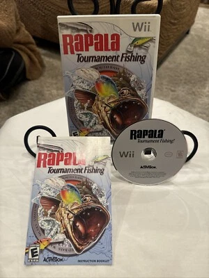 Rapala Tournament Fishing (Nintendo Wii, 2006) Complete! CIB! W/ Manual! MINT - Image 1 of 4