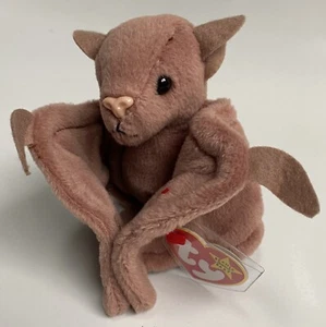 NEU 1996 TY Beanie Babys Batty Brown Bat MWMT *3 FEHLER auf Etikett* - Bild 1 von 7