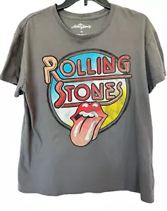The Rolling Stones Tongue Lip grau 2022 Musidor Bravado Rock Roll T-Shirt Gr. XL - Bild 1 von 3