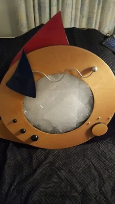 LARGE CONTEMPORARY WALL MIRROR BEACH SURF OCEAN - Image 1 of 4