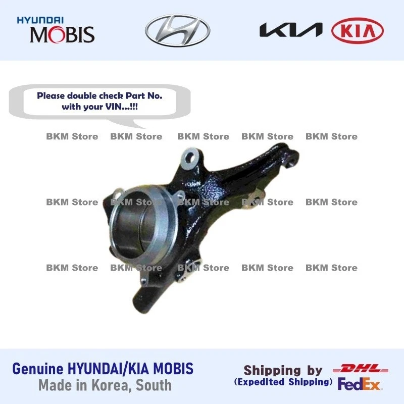 Nudillo eje delantero derecho genuino 517161M100 para Kia Forte, Forte Koup 2010-2013 Foto 1 de 2