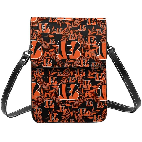Cincinnati Bengals Small Cell Phone Purse One Shoulder Travel Bag,fans Gift Cover