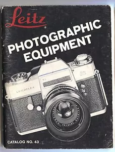 Leitz LEICA Catalogo attrezzature fotografiche #43 Guida fotocamera manuale vintage - Foto 1 di 1