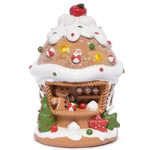 Gingerbread House Decor with Ice Cream Design Battery-Powered 2 AAA Christmas... - Picture 1 of 7