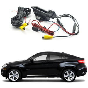 Car Trunk Handle + CCD Rear View Camera for BMW E60 E61 E70 E71 E84 E90 E91 E92 - Picture 1 of 6