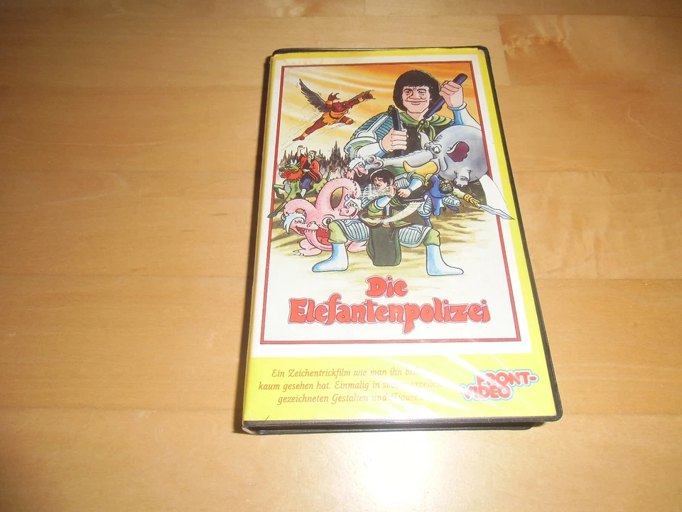 VHS Rarität, Die Elefantenpolizei, Zeichentrickklassiker, Pront Video, gr. Box - Bild 1 von 1