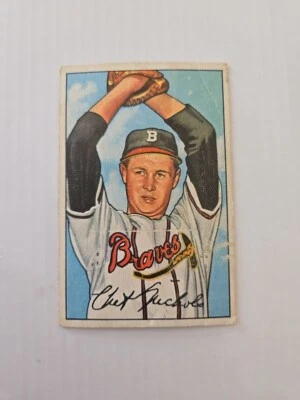1952 Bowman #120 Chet Nichols  - Image 1 of 2