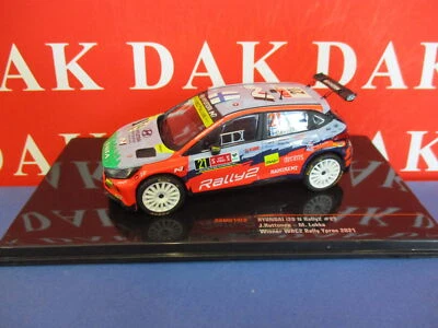 Die cast 1/43 Modellino Auto Hyundai i20 N Rally2 Rally Ypres 2021 J. Huttunen - Immagine 1 di 4