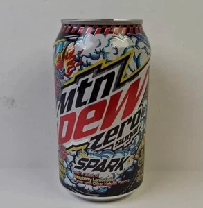 Mountain Dew Zero Sugar Spark Soda Discontinued Limited Edition Unopened New - Picture 1 of 10
