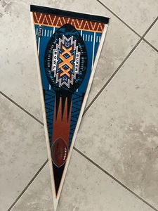 1996 NFL SUPER BOWL XXX COWBOYS STEELERS PENNANT FLAG 29" SUN DEVIL STADIUM RARE - Picture 1 of 4